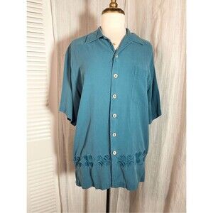 Wyland Signature Shirt Men’s Size S Vintage 90's Men's Casual Button-Down Top
